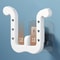 Wall Mounted Ushaped Slipper Rack Bathroom Storage Sandal Holder For Toilet Drainage 4