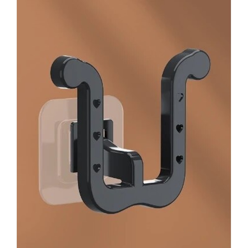 Wall Mounted Ushaped Slipper Rack Bathroom Storage Sandal Holder For Toilet Drainage 7