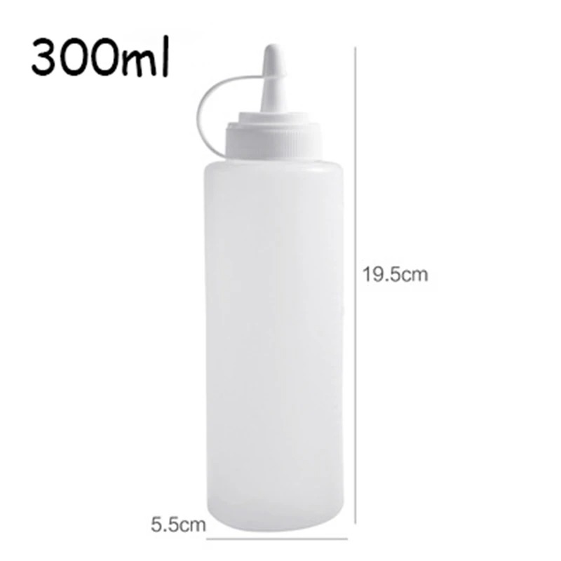 Condiment Squeeze Bottles For Salad Sauce Mustard Mayo Olive Oil Storage Kitchen Supplies 7