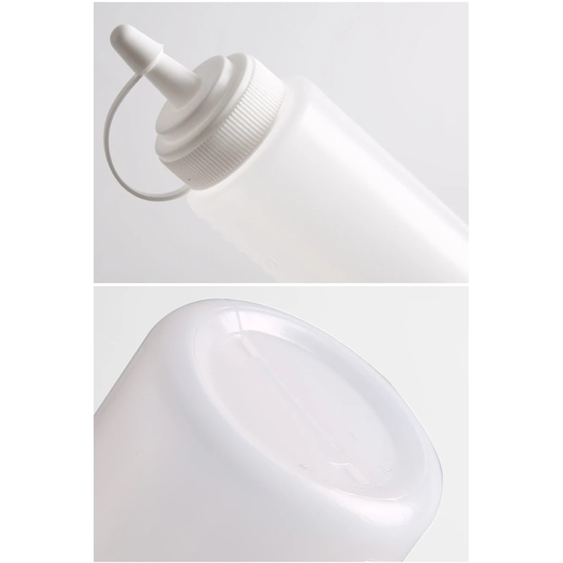 Condiment Squeeze Bottles For Salad Sauce Mustard Mayo Olive Oil Storage Kitchen Supplies 5