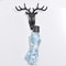 Wall Hanging Hook With Vintage Deer Antlers For Scarf Clothes And Key Storage 3