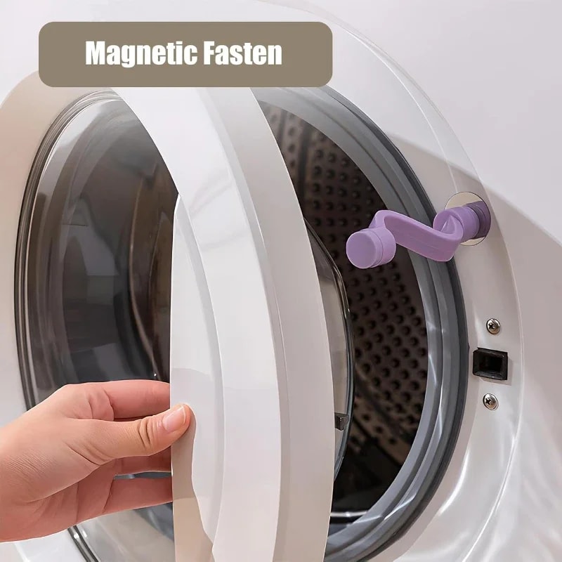 Front Load Washer Door Prop and Stopper, Magnetic Washing Machine Door Holder, Removable Washer Door Stopper