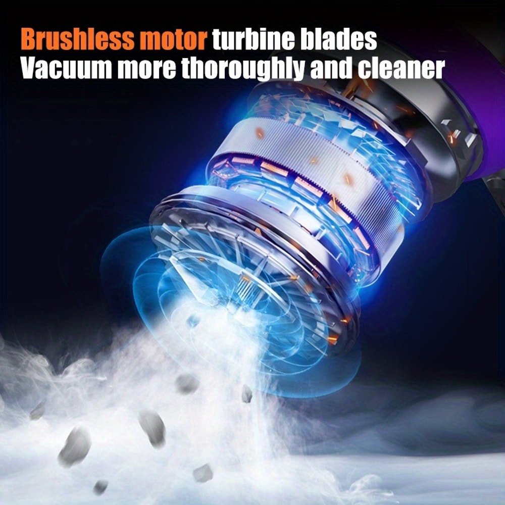 Portable Handheld Vacuum Cordless Car Vacuum Cleaner, Brushless Motor for Home, Pet, Keyboard, Car Cleaning