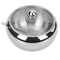 Stainless Steel Large Sugar Bowl with Glass Lid and Spoon, Perfect for Seasonings and Spices