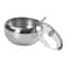 Stainless Steel Large Sugar Bowl with Glass Lid and Spoon, Perfect for Seasonings and Spices