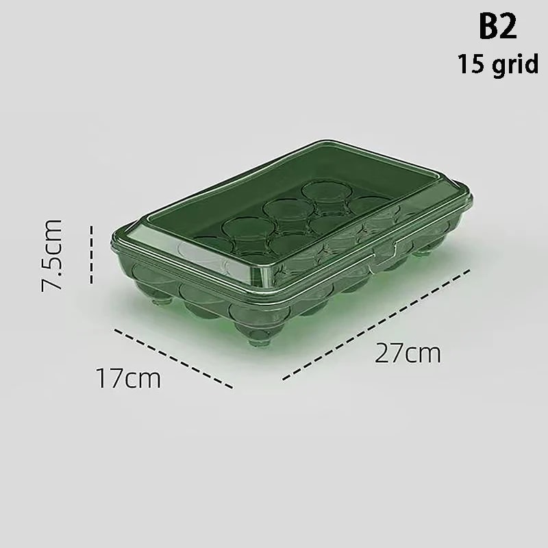 Transparent Plastic Egg Storage Box Portable Egg FreshKeeping Case Refrigerator Egg Storage Contain 10