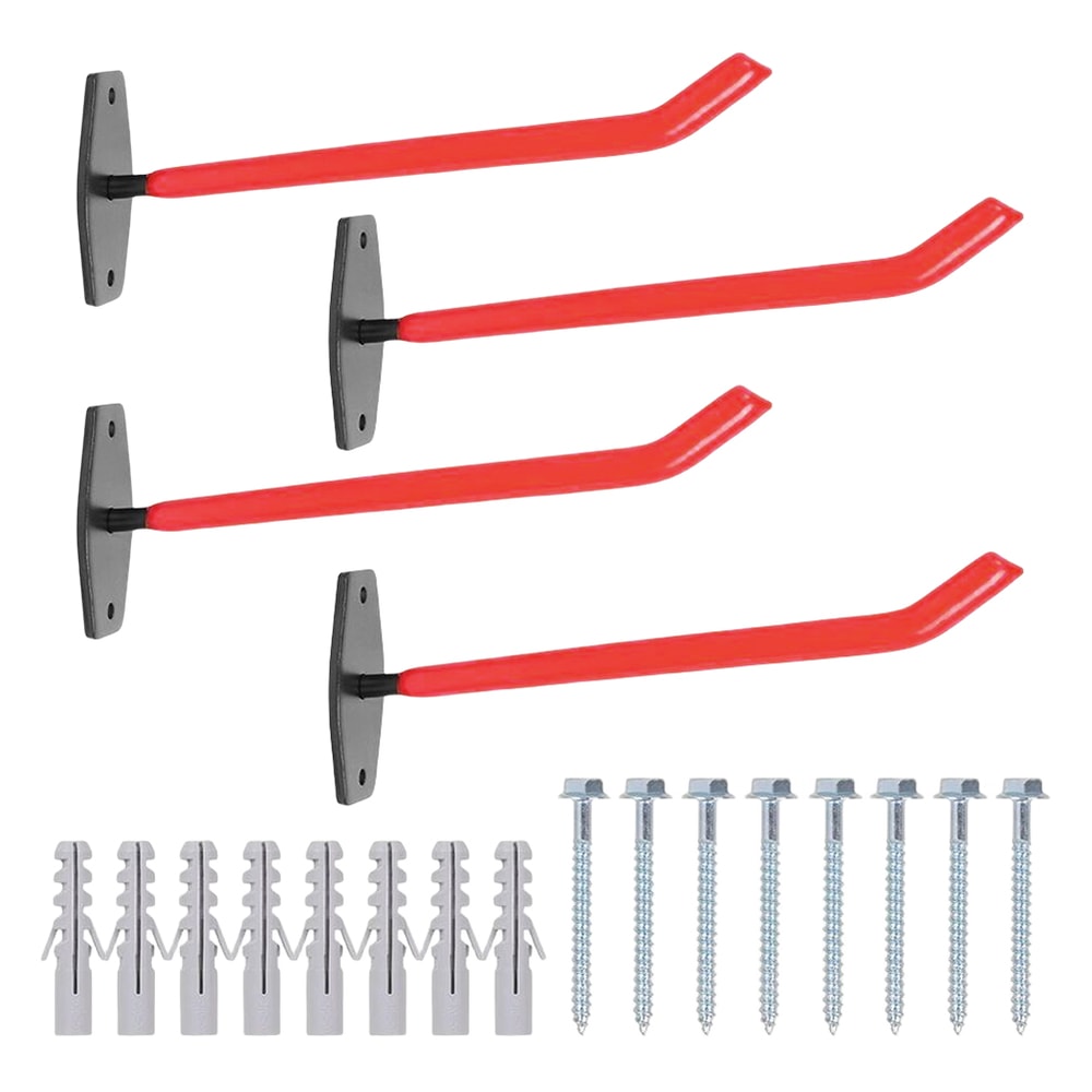 Heavy Duty Wall Mount Antislip Storage Hook Kitchen Organizer For Chairs Car Tires Ladders 6