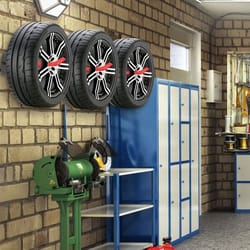 heavy duty wall mount anti-slip storage hook, kitchen organizer for chairs, car tires, ladders