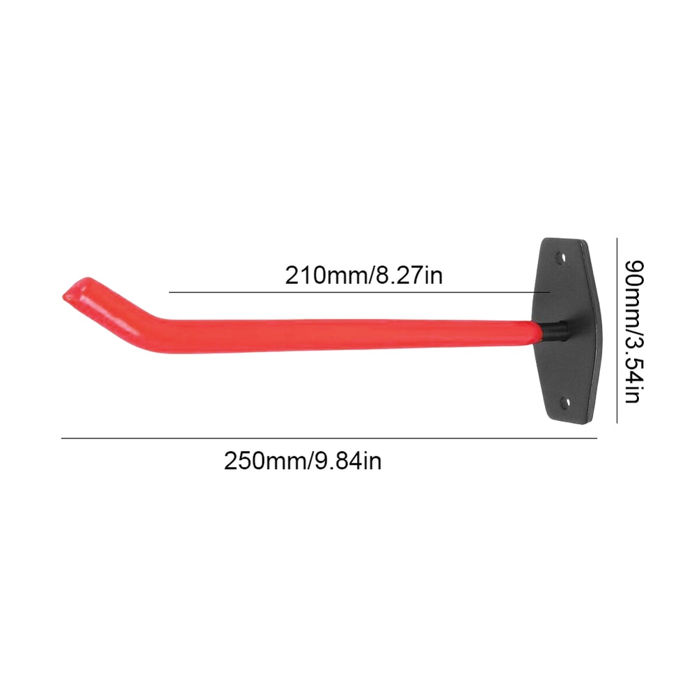 Heavy Duty Wall Mount Antislip Storage Hook Kitchen Organizer For Chairs Car Tires Ladders 5