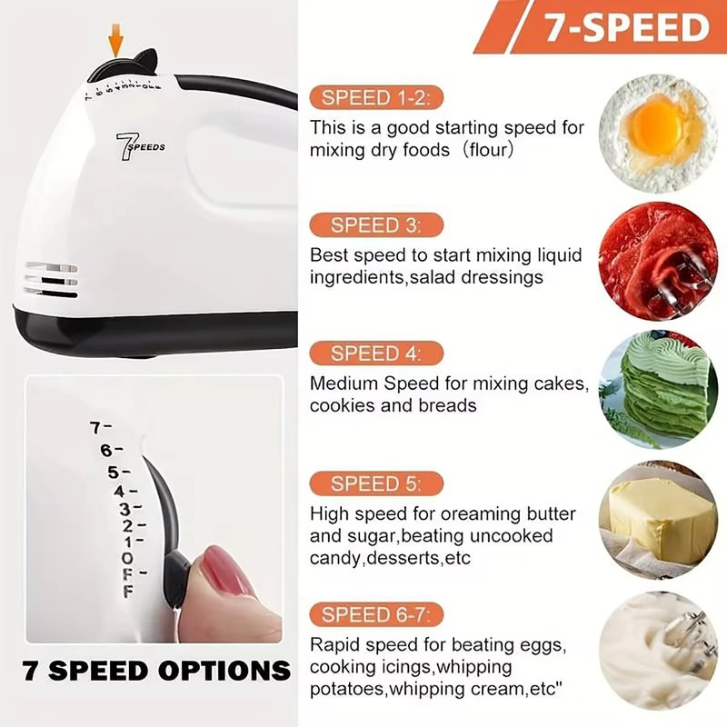 Mini Electric Handheld Egg Beater Automatic Mixer For Egg White And Cream Household Kitchen Tool Wi 5