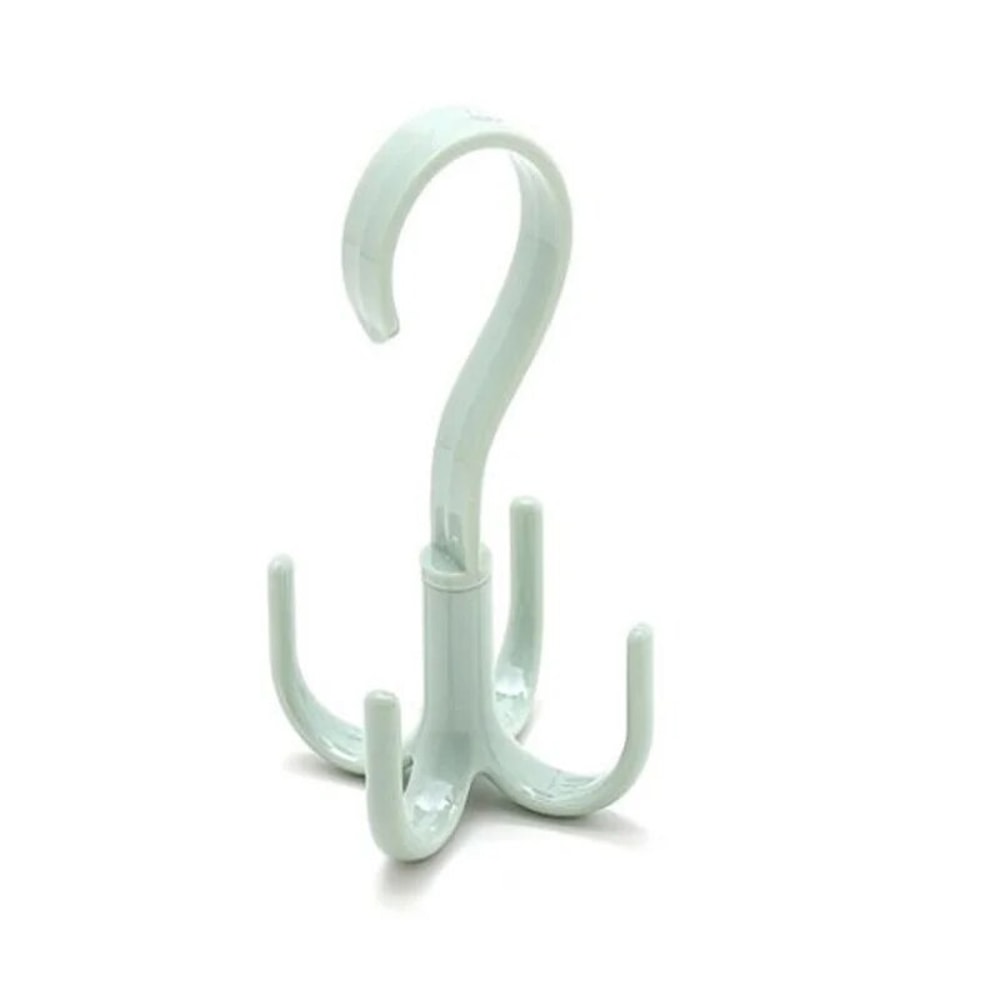 Creative Multifunctional Rotatable Four Claw Hooks Coat Hanger, Bags Scarf Storage Organizer
