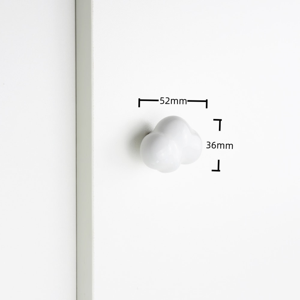 Cute Childrens Room Cabinet Knobs Stars Clouds Moons Ceramic Drawer Handles For Wardrobes And Doors 9