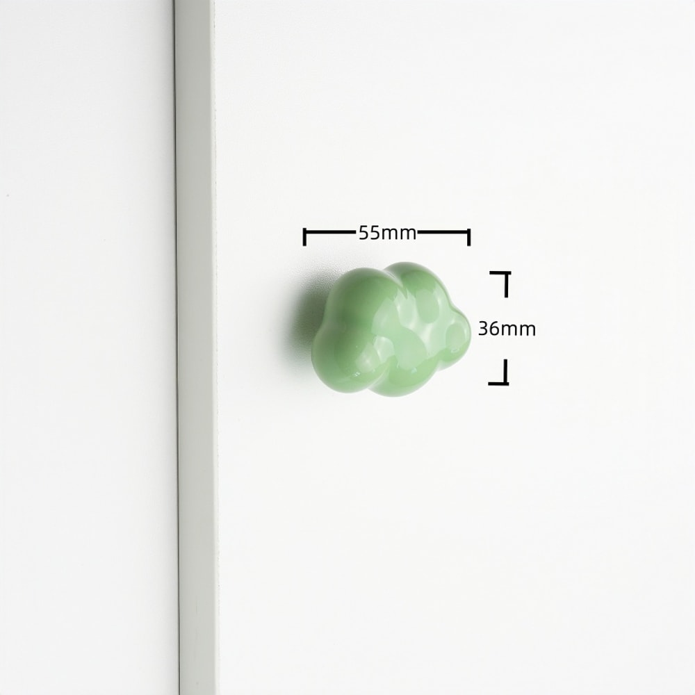 Cute Childrens Room Cabinet Knobs Stars Clouds Moons Ceramic Drawer Handles For Wardrobes And Doors 16