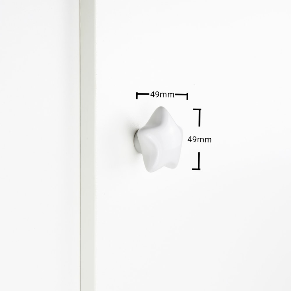 Cute Childrens Room Cabinet Knobs Stars Clouds Moons Ceramic Drawer Handles For Wardrobes And Doors 22