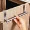 Stainless Steel Bathroom Kitchen Towel Rack Cabinet Door Towel Holder 0
