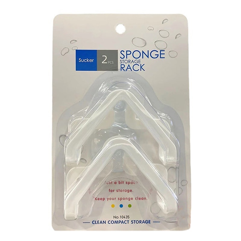 Multifunctional Kitchen Organizer, Suction Cup Sink Drain Rack, Sponge Storage Holder, Kitchen Sink Drainer, Bathroom