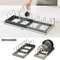 Kitchen Cabinet Organizers for Pots and Pans, Expandable Stainless Steel Storage Rack, Cutting Board Drying Cookware