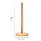 Kitchen Wood Toilet Paper Holder Roll Paper Stand Bathroom Tissue Rack Organizer 4