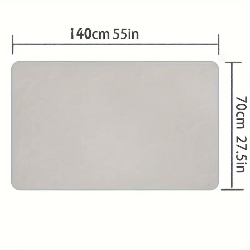 Large Bath Towels Set Grey Coral Velvet Soft Quick Dry Bathroom Towel