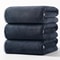 Large Bath Towels Set Grey Coral Velvet Soft Quick Dry Bathroom Towel