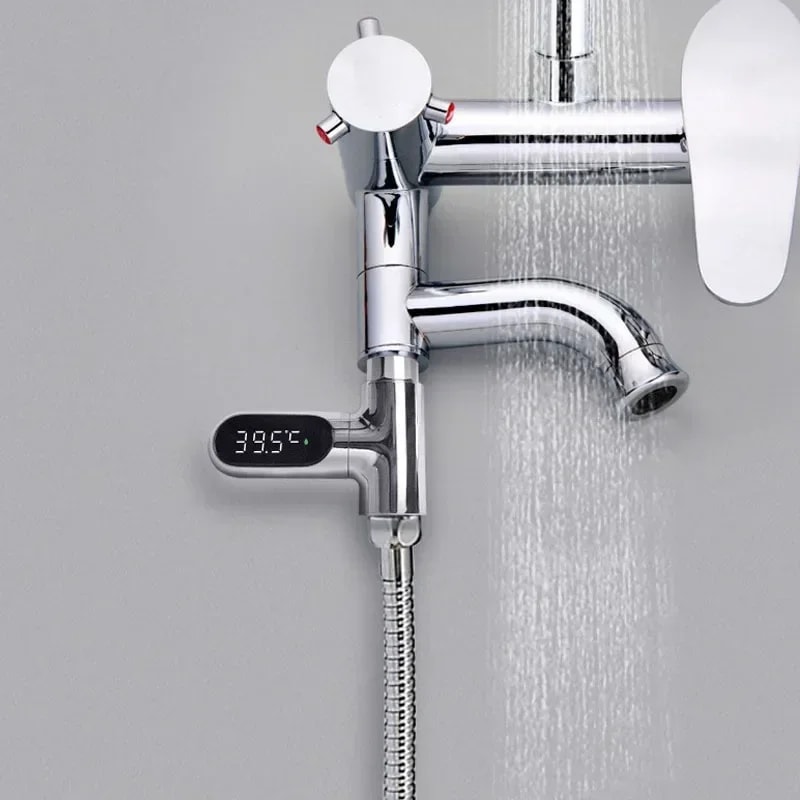 Electricity LED Display Water Thermometer Hot Tub Temperature Monitor Home Shower Faucets Meter 1