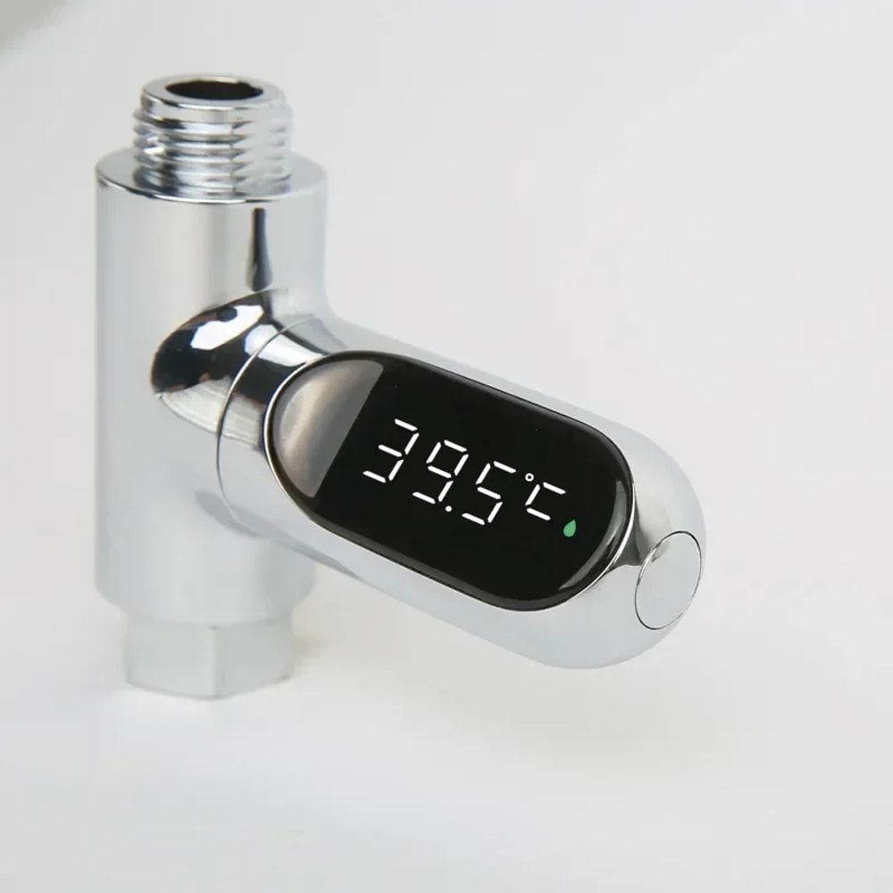 Electricity LED Display Water Thermometer Hot Tub Temperature Monitor Home Shower Faucets Meter 2