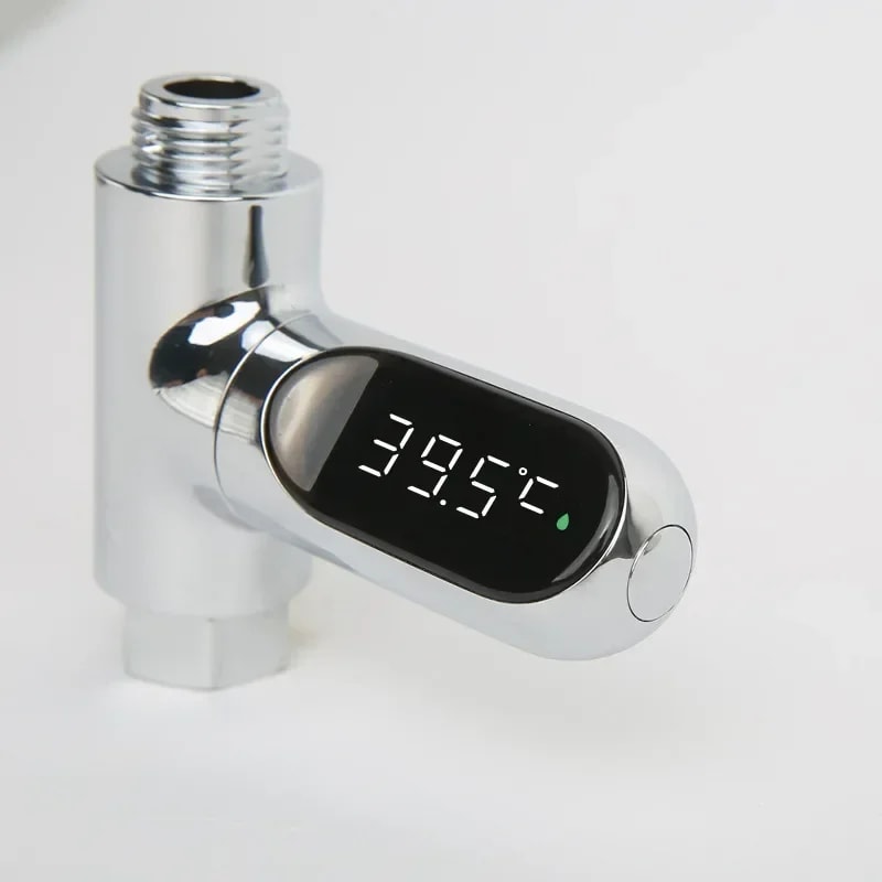 Electricity LED Display Water Thermometer Hot Tub Temperature Monitor Home Shower Faucets Meter 2