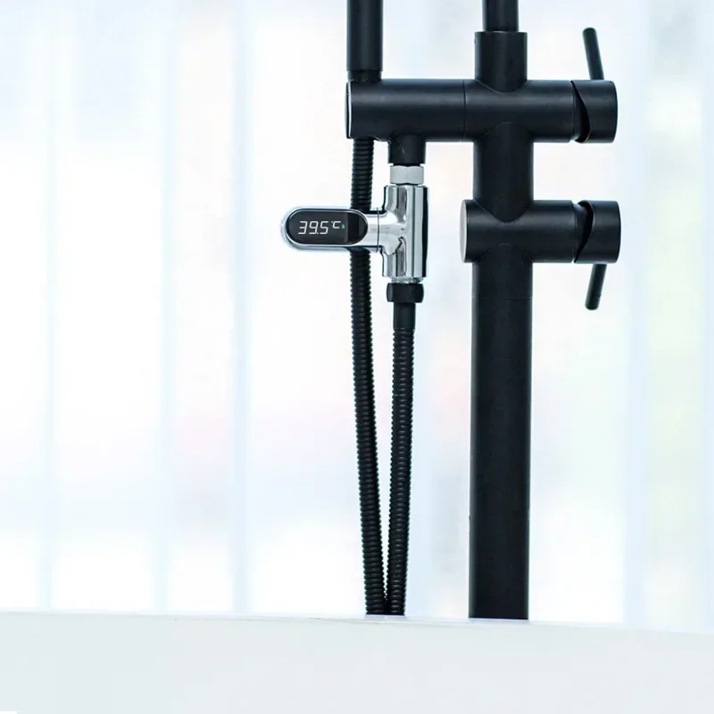 Electricity LED Display Water Thermometer Hot Tub Temperature Monitor Home Shower Faucets Meter 5