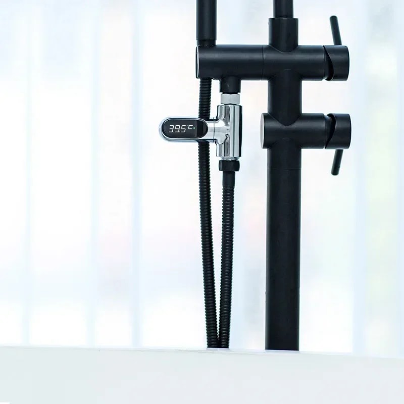 Electricity LED Display Water Thermometer Hot Tub Temperature Monitor Home Shower Faucets Meter 5