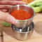 Stainless Steel Sauce Cup With Lid Reusable Salad Dressing Container 2