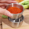 Stainless Steel Sauce Cup With Lid Reusable Salad Dressing Container 2