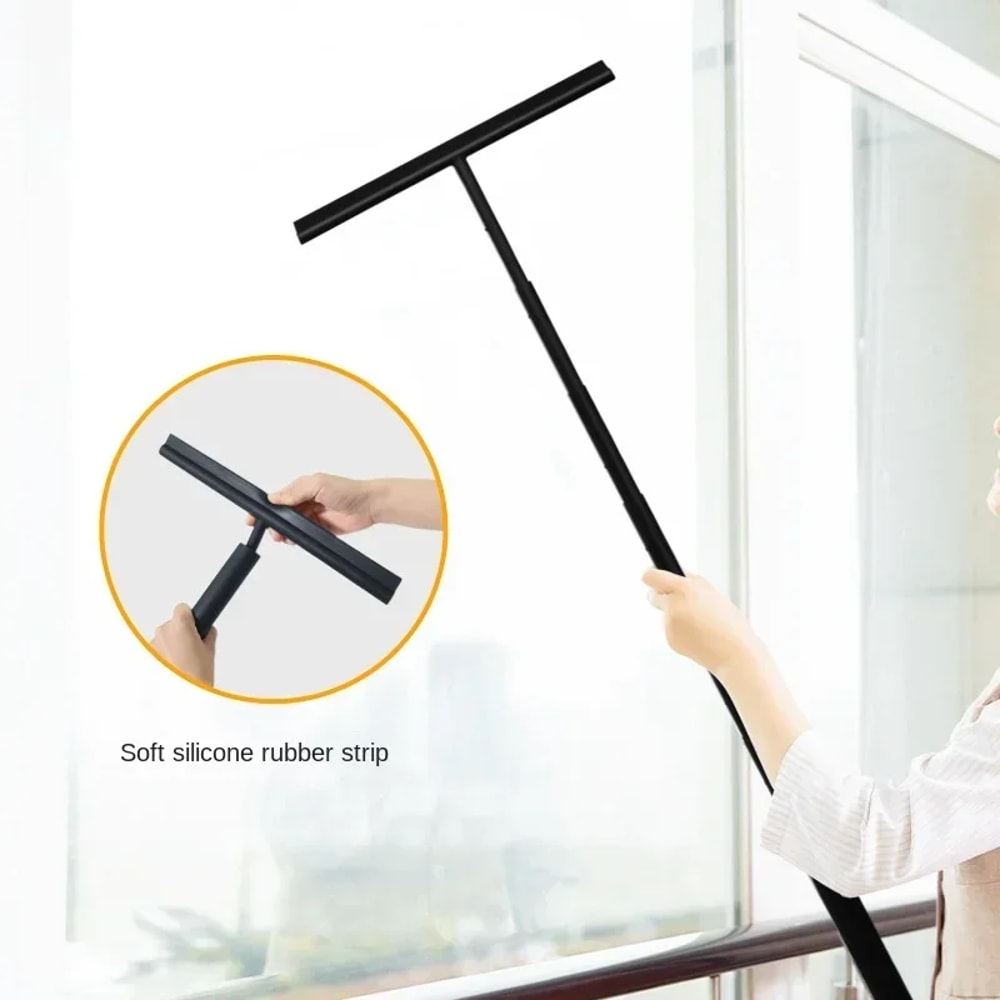 Glass Cleaning Shower Squeegee Wiper Long Holder For Bathroom Doors 2
