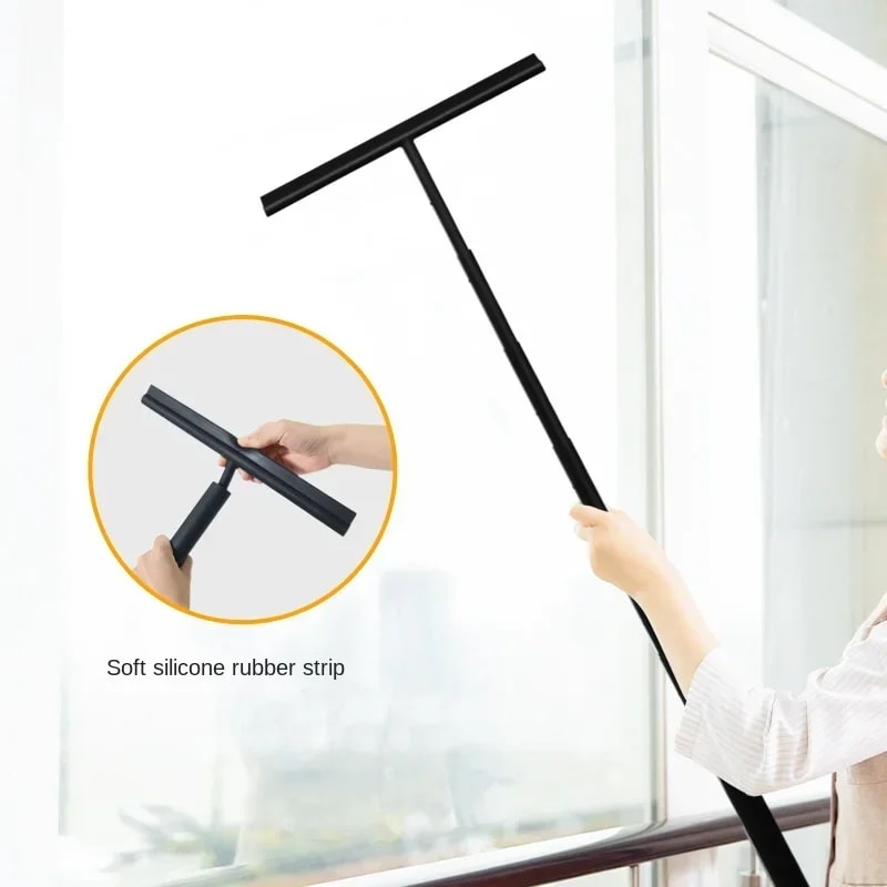 Glass Cleaning Shower Squeegee Wiper Long Holder For Bathroom Doors 2