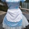 Maid Apron Halflength Princess Apron Pure White Ruffled Kitchen Accessories 1