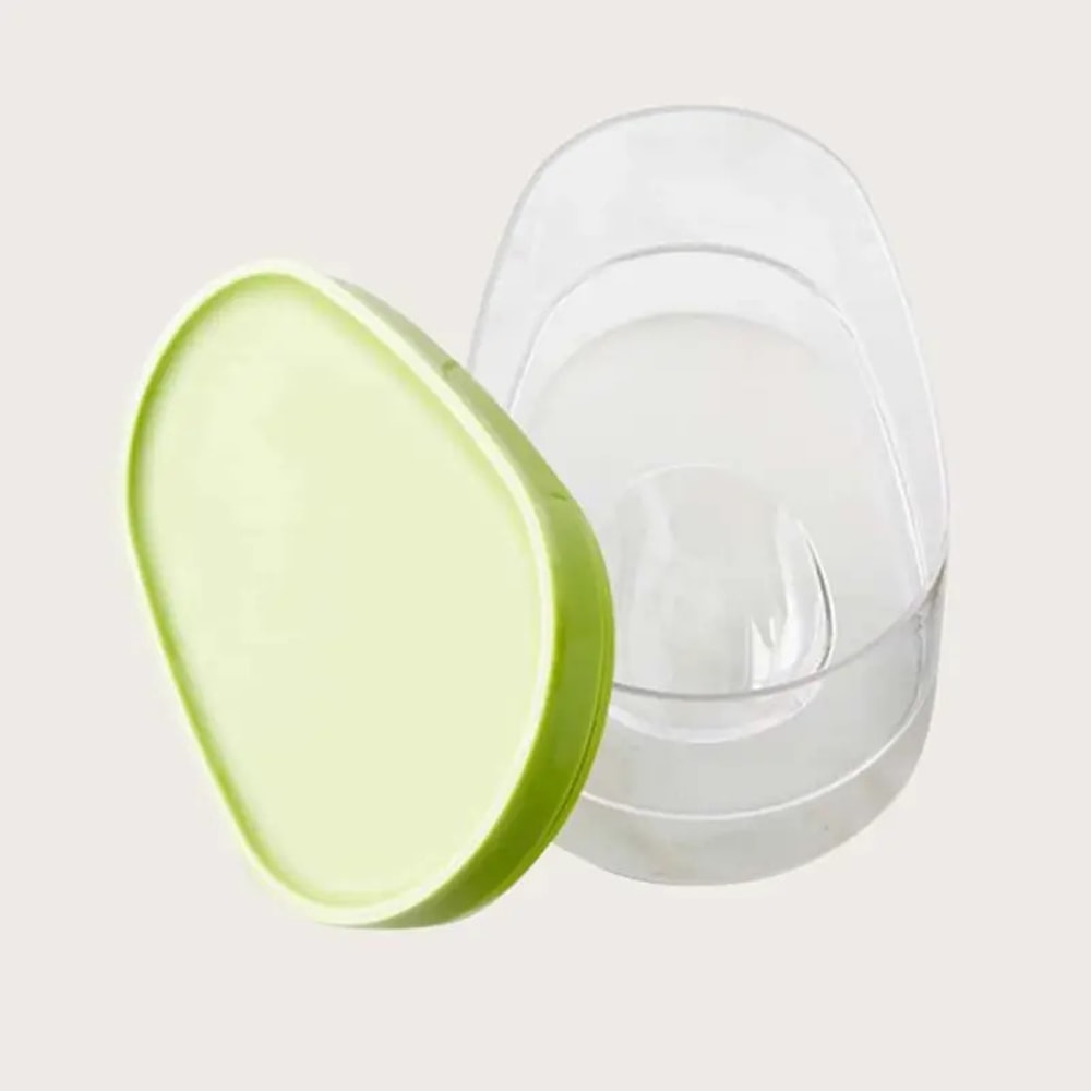 Avocado Saver Food Storage Box, Space Saving Plastic Container, Kitchen Crisper Organizer for Vegetables