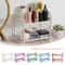 Multifunctional Plastic Shelf Organizer For Makeup Skincare Office Kitchen Bedroom And Bathroom 1