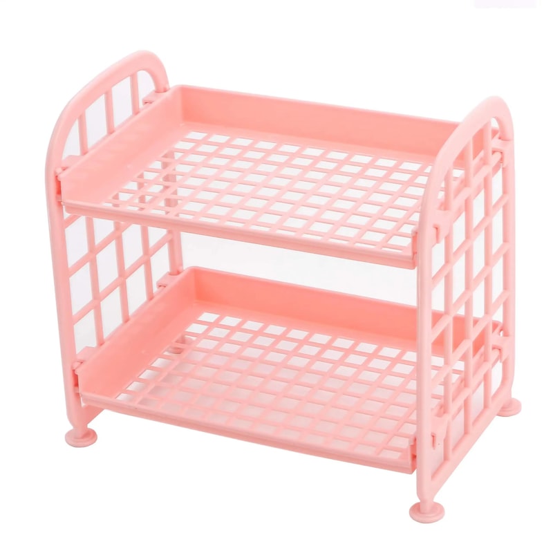 Multifunctional Plastic Shelf Organizer For Makeup Skincare Office Kitchen Bedroom And Bathroom 9