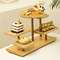 Wooden Display Rack with Storage Rack, Multi-Layer Jewelry Storage Box, Superior Plants Bead Display