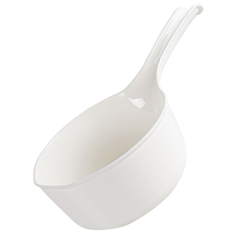 Plastic Water Ladle, Household Kitchen Bath Multipurpose Water Scoop, Comfortable Grip, Convenient Hanging Design