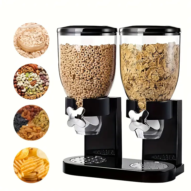 Large Capacity Control Grain Dispenser With Adjustable Portion Control For MessFree Operation 2