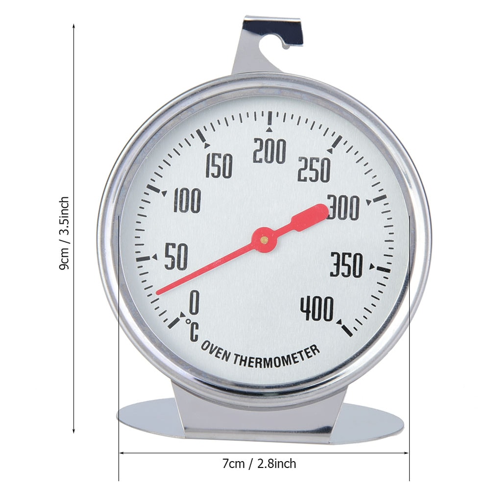 Stainless Steel Oven Thermometer, Large Dial for Baking, BBQ, Cooking Meat Food