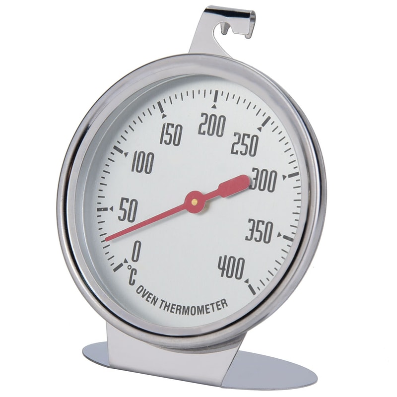 Stainless Steel Oven Thermometer, Large Dial for Baking, BBQ, Cooking Meat Food