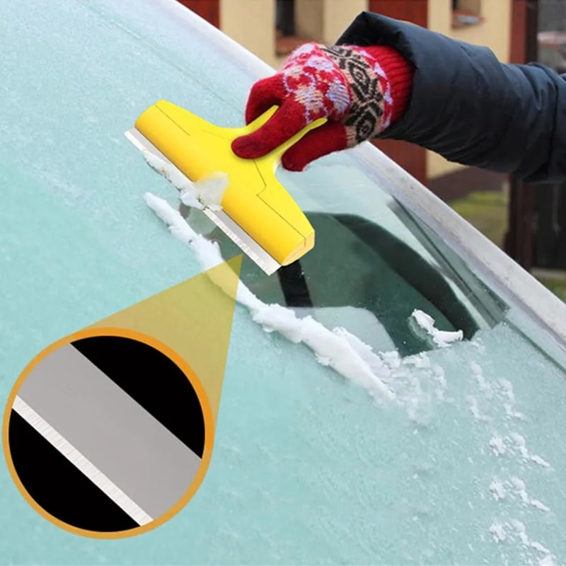 Portable Cleaning Knife, Cleaning Shovel Cutter, Glass Scraper for Household Kitchen