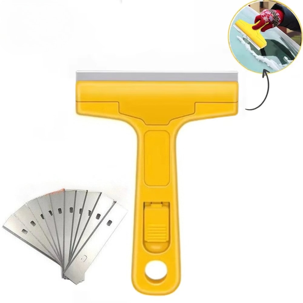 Portable Cleaning Knife, Cleaning Shovel Cutter, Glass Scraper for Household Kitchen
