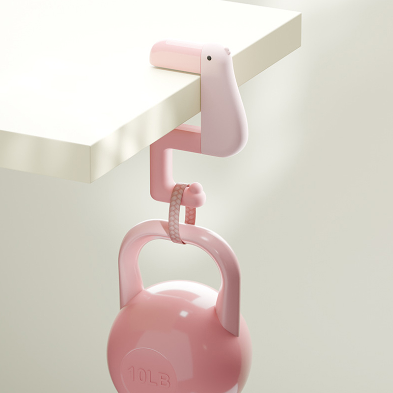 Sweet Portable Bag Hook Animal Plastic Table Hook Purse Handbag Organizer 3