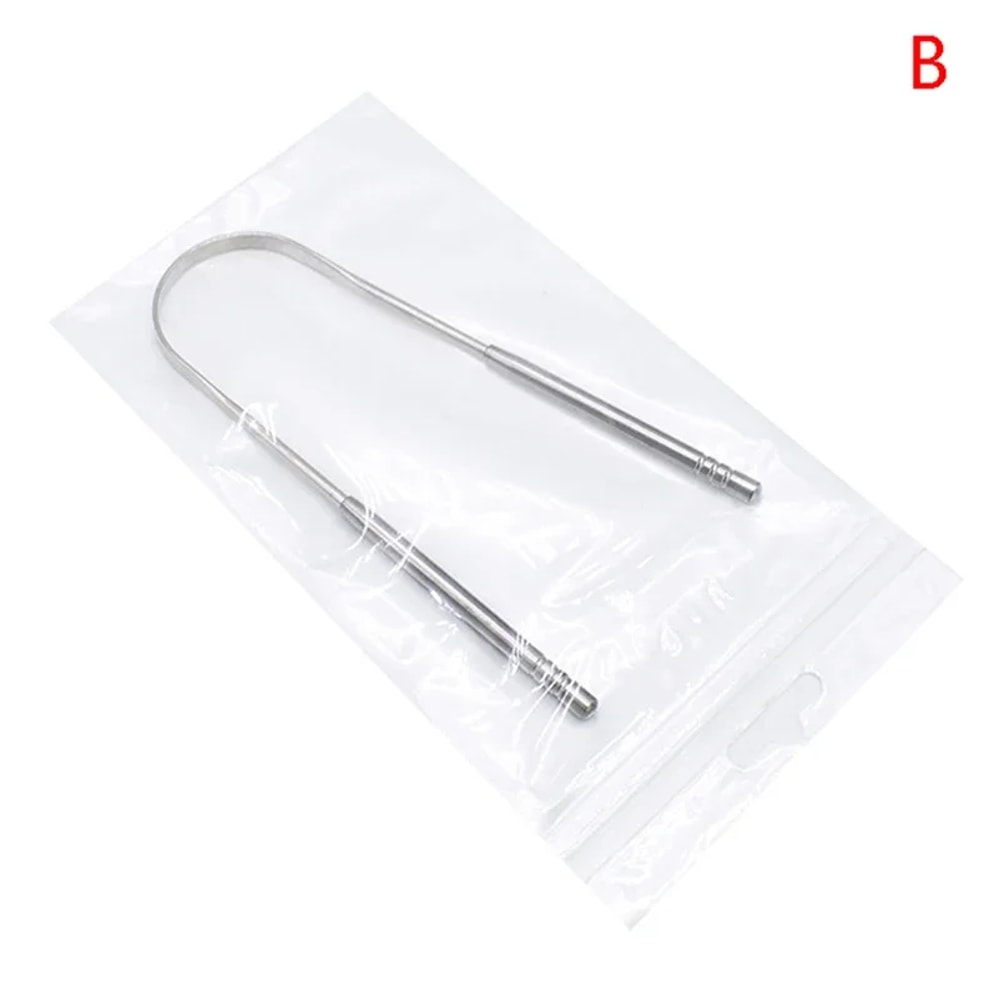 High Quality Stainless Steel Tongue Scraper Cleaner For Fresh Breath And Oral Hygiene 6