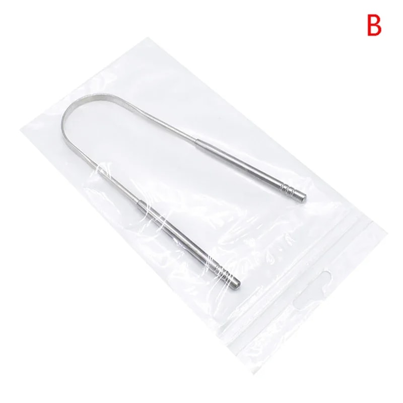 High Quality Stainless Steel Tongue Scraper Cleaner For Fresh Breath And Oral Hygiene 6