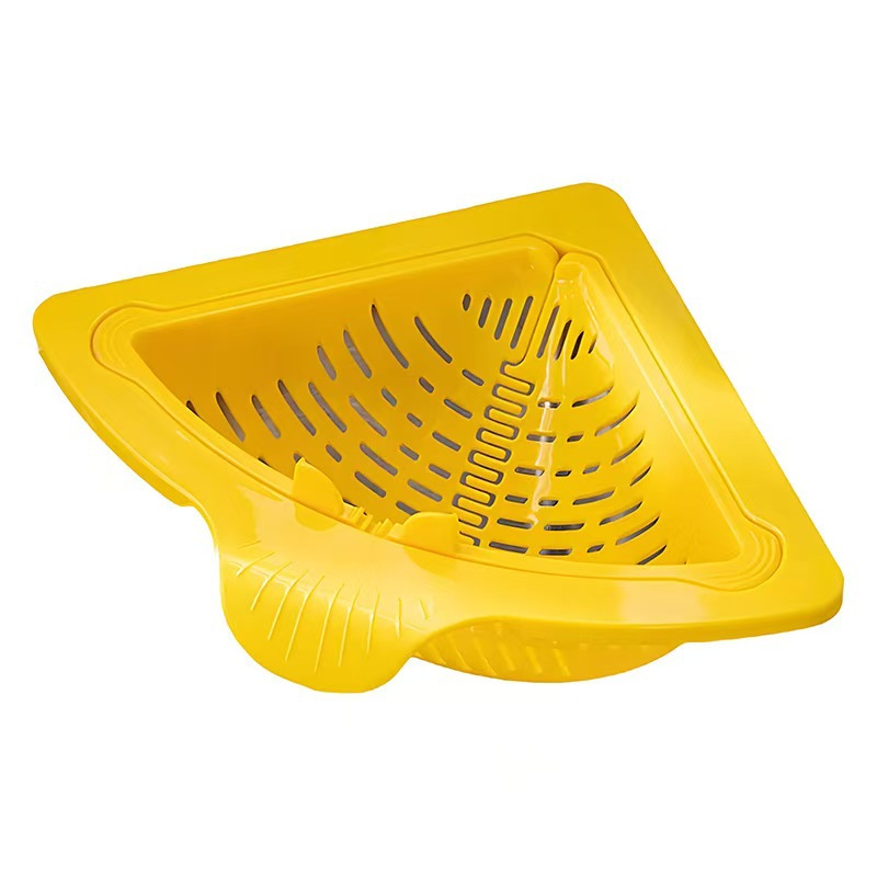 Triangular Magnetic Drain Basket For Sink Corner Sink Strainer With TwistOpen Bottom Magnetic Drain 7