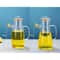 Transparent Oil Bottle with Lid, Heat-Resistant Glass Oil Pot, Kitchen Oil Dispenser, Vinegar Tank with Handle
