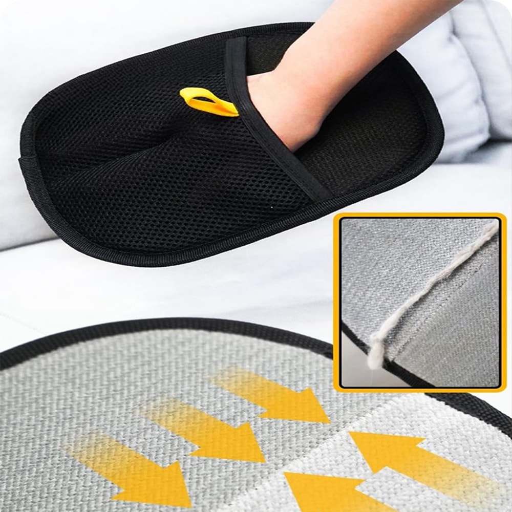 Pet Hair Removal Gloves, Double-Sided Bristles, Multifunctional for Carpets, Sofas, and Clothes